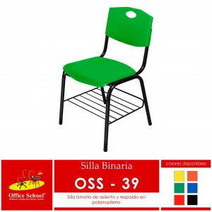 SILLA BINARIA ESCOLAR